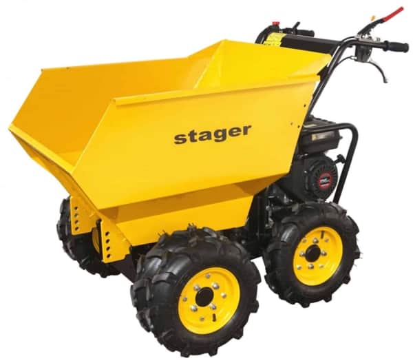 Roaba cu motor termic Stager RMT500 6.5CP, 500kg, 6 roti