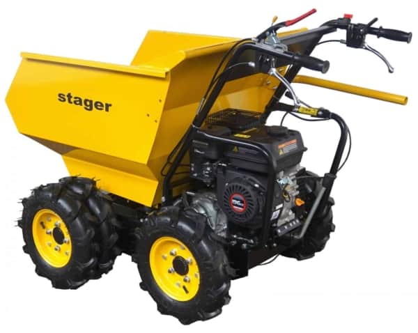 Roaba cu motor termic Stager RMT500 6.5CP, 500kg, 6 roti