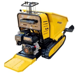 Roaba Stager RMT500SI cu motor termic cu incarcator frontal 9CP, 500kg, senile