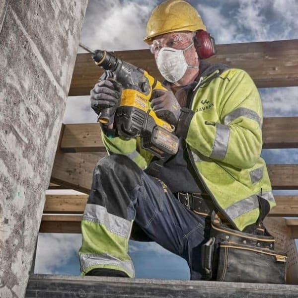 Ciocan rotopercutor SDS-Plus Dewalt DCH333X2, cu 2 acumulatori XR Flexvolt