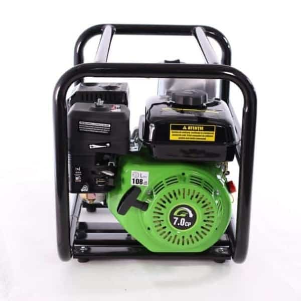 Motopompa 3 inch Greenfield MPG80, motor euro V, benzina, putere 7.0 CP, debit 63000 l/h, inaltime refulare 30 m