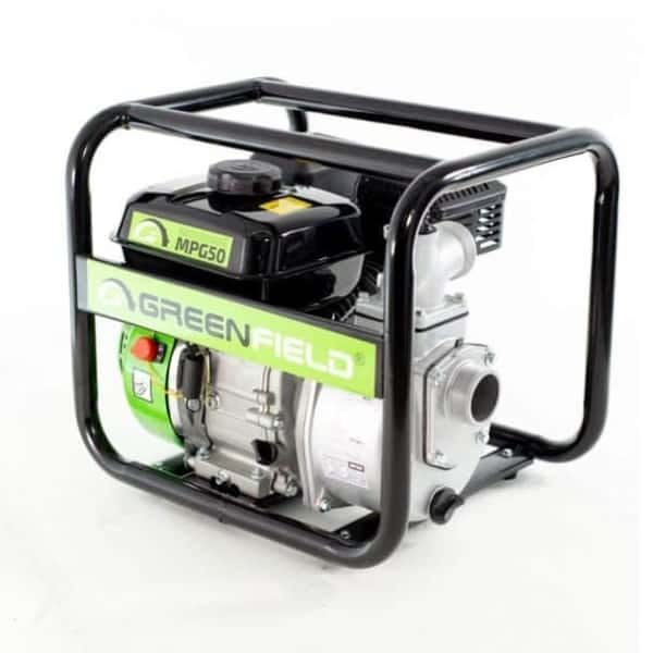 Motopompa 2 inch Greenfield MPG50, motor euro V, benzina, putere 7.0 CP, debit 42000 l/h, inaltime refulare 32 m
