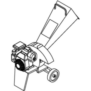 Tocator de crengi si resturi vegetale Caravaggi BIO 50, motor electric