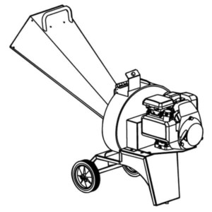 Tocator de crengi si resturi vegetale Caravaggi BIO 55, motor electric