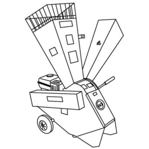 Tocator de crengi si resturi vegetale Caravaggi BIO 80, motor electric 4CP
