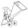 Tocator de crengi si resturi vegetale Caravaggi BIO 90, motor electric 10CP