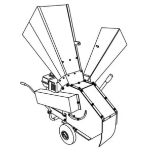 Tocator de crengi si resturi vegetale Caravaggi BIO 150, motor electric 10CP
