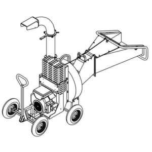 Tocator de crengi si resturi vegetale Caravaggi BIO 230 Cippo, motor electric 20CP 13 Tocator de crengi si resturi vegetale Caravaggi BIO 230 Cippo