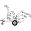 Tocator de crengi si resturi vegetale Caravaggi BIO 300, motor electric 25CP