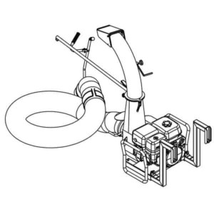 Aspirator de frunze Caravaggi Jumbo J13, Honda GX390