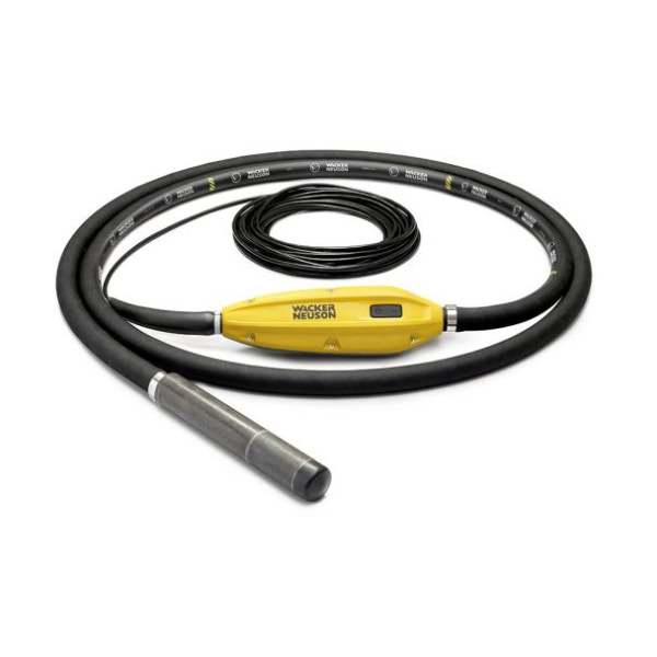 Vibrator de beton cu convertizor integrat Wacker Neuson IEC 38/230/5, cap vibrant 38 mm ranforsat, lungime furtun 5 m, frecventa 50-60 Hz