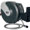 Texas furtun cu tambur, 25m, retractabil, mobil, 1/2", dispozitiv stropit inclus, max 8bar, accesorii fixare