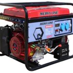 Generator de curent benzina MEDIA LINE MLG 6500E/2 monofazat 6,5 kW pornire electrica