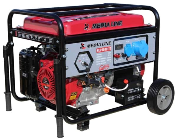 Generator de curent benzina MEDIA LINE MLG 9000E/2 monofazat 8 kW pornire electrica