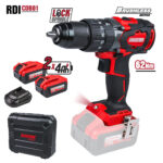 Masina de gaurit cu percutie 20V 2x4Ah 62Nm RDI-CDB01