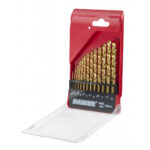 Set 13 burghie metal HSS+TIN ø2.0 – 8.0mm RD