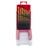 Set 19 burghie metal HSS+TIN ø1.0-10mm RD