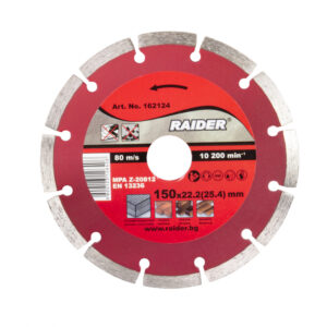Disc diamantat segmentat DRY 150x22.2mm RD-DD23