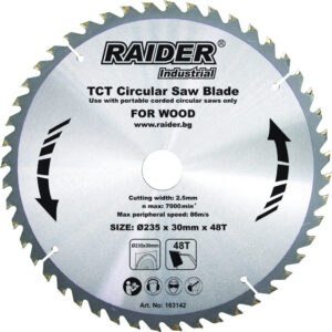 Disc circular pentru lemn 235x48Tx30mm TCT RDI-CS27