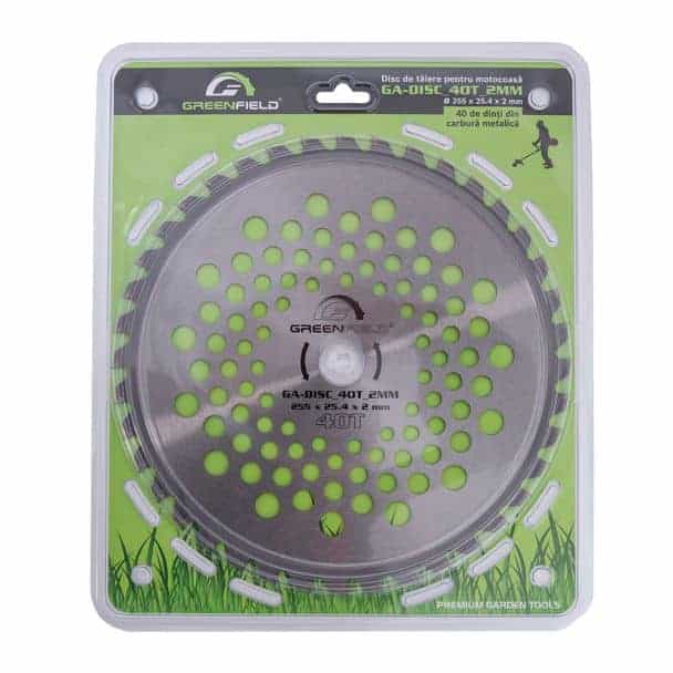 Disc din otel/vidia Greenfield GA-DISC_40T_2MM, cu 40 de dinti, 255xø25.4x2.0 mm 2 Disc din otel/vidia Greenfield GA-DISC_40T_2MM, cu 40 de dinti, 255xø25.4x2.0 mm - Image 2