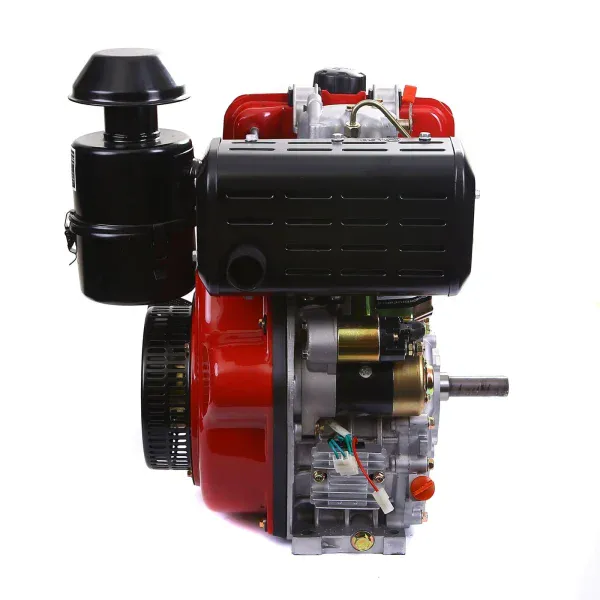 Motor diesel Weima WM 192FE Pornire electrica 14CP AX canelat Diametru: 25mm Lungime ax: 32mm - Image 4