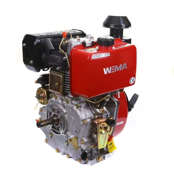 Motor diesel Weima WM 192FE Pornire electrica 14CP AX canelat Diametru: 25mm Lungime ax: 32mm
