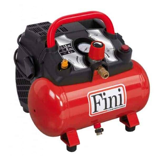 Compresor de aer fara ulei Fini ENERGY 6, 6 l, 1100 W, 8 bar, 180 l/min 1 Compresor de aer fara ulei Fini ENERGY 6, 6 l, 1100 W, 8 bar, 180 l/min