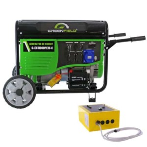 Generator de curent benzina Greenfield G-EC11000PEW-C+ATS monofazat AVR 9,2 kw pornire electrica | Travandi.ro