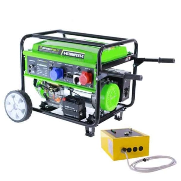 Generator de curent benzina Greenfield G-EC11000PEW3-C trifazat AVR 9,2 kw pornire electrica - Image 4