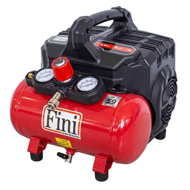 Compresor de aer ultra silentios, fara ulei, Fini SILTEK S/6, 6 l, 750 W, 8 bar, 105 l/min 2 Compresor de aer ultra silentios, fara ulei, Fini SILTEK S/6, 6 l, 750 W, 8 bar, 105 l/min - Image 2