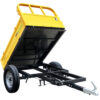 ProGARDEN Campo RM500CT remorca 500kg minitractor, 1 osie, prindere cupla, roti profil rutier 5.00-12, RIM 3.00B