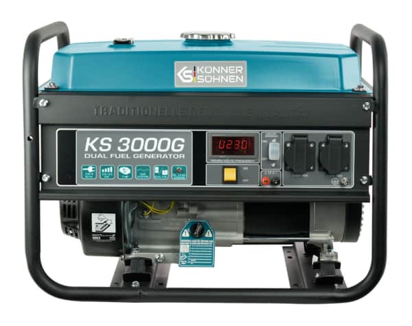 Generator de curent benzina/gaz Konner & Sohnen KS 3000G monofazat AVR 3 kW