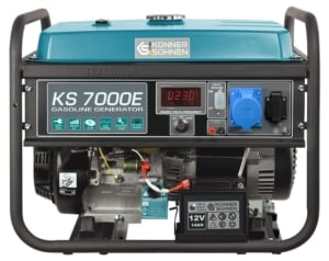 Generator de curent benzina Konner & Sohnen KS 7000E monofazat AVR 5,5 kW pornire electrica