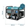 Generator pe benzina "Könner & Söhnen" KS 7000E ATS