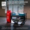 Generator pe gaz/benzina "Könner & Söhnen" KS 2900G