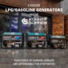 Generator pe gaz/benzina "Könner & Söhnen" KS 2900G