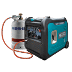 Generator de curent benzina/gaz Konner & Sohnen KS 5500iEG S monofazat invertor 5,5 kW pornire electrica