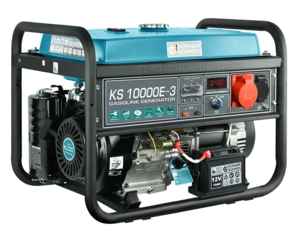 Generator de curent benzina Konner & Sohnen KS 10000E-3 trifazat AVR 8 kW pornire electrica - Image 8