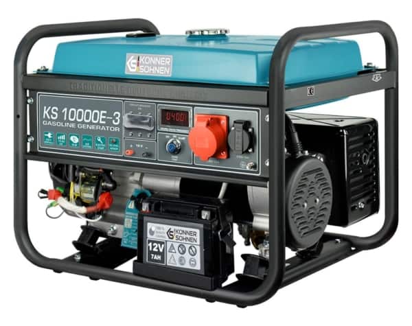 Generator de curent benzina Konner & Sohnen KS 10000E-3 trifazat AVR 8 kW pornire electrica - Image 7
