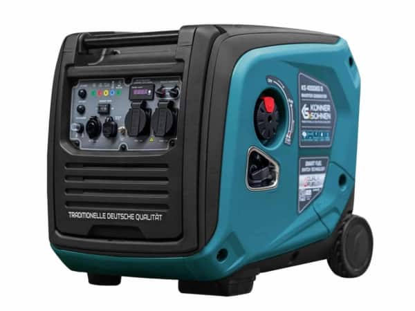 Generator de curent benzina/gaz Konner & Sohnen KS 4000iEG S monofazat invertor 4 kW pornire electrica