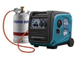 Generator de curent benzina/gaz Konner & Sohnen KS 4000iEG S monofazat invertor 4 kW pornire electrica | Travandi.ro