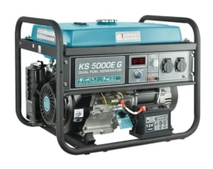 Generator de curent benzina/gaz Konner & Sohnen KS 5000E G monofazat AVR 4,5 kW pornire electrica | Travandi.ro