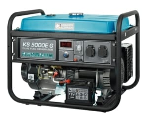 Generator de curent benzina/gaz Konner & Sohnen KS 5000E G monofazat AVR 4,5 kW pornire electrica | Travandi.ro