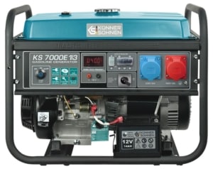 Generator de curent benzina Konner & Sohnen KS 7000E 1/3 trifazat AVR 5,5 kW pornire electrica