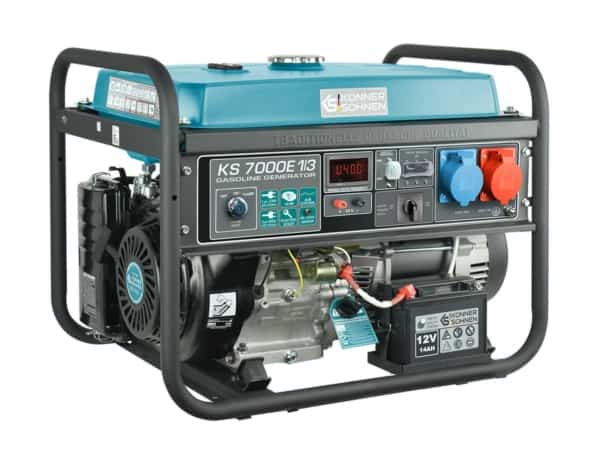 Generator de curent benzina Konner & Sohnen KS 7000E 1/3 trifazat AVR 5,5 kW pornire electrica - Image 2