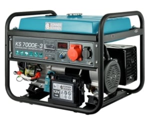 Generator de curent benzina Konner & Sohnen KS 7000E-3 trifazat AVR 5,5 kW pornire electrica | Travandi.ro