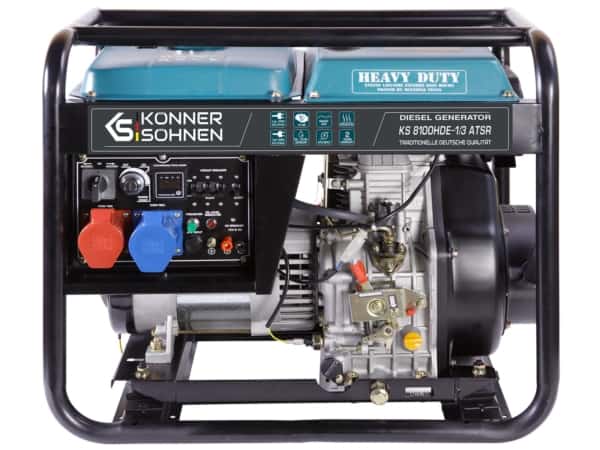 Generator de curent diesel Konner & Sohnen KS 8100HDE-1/3 ATSR trifazat AVR 6,5 kW pornire electrica