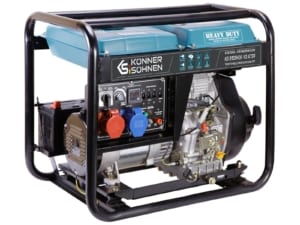 Generator de curent diesel Konner & Sohnen KS 8100HDE-1/3 ATSR trifazat AVR 6,5 kW pornire electrica | Travandi.ro