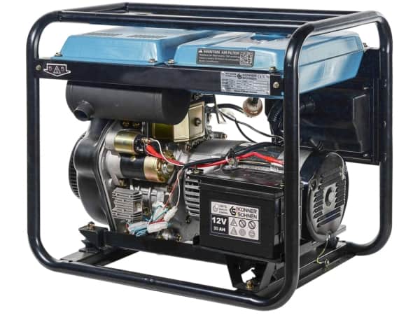 Generator de curent diesel Konner & Sohnen KS 8100HDE-1/3 ATSR trifazat AVR 6,5 kW pornire electrica - Image 8
