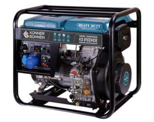 Generator de curent diesel Konner & Sohnen KS 8100HDE monofazat AVR 6,5 kW pornire electrica | Travandi.ro